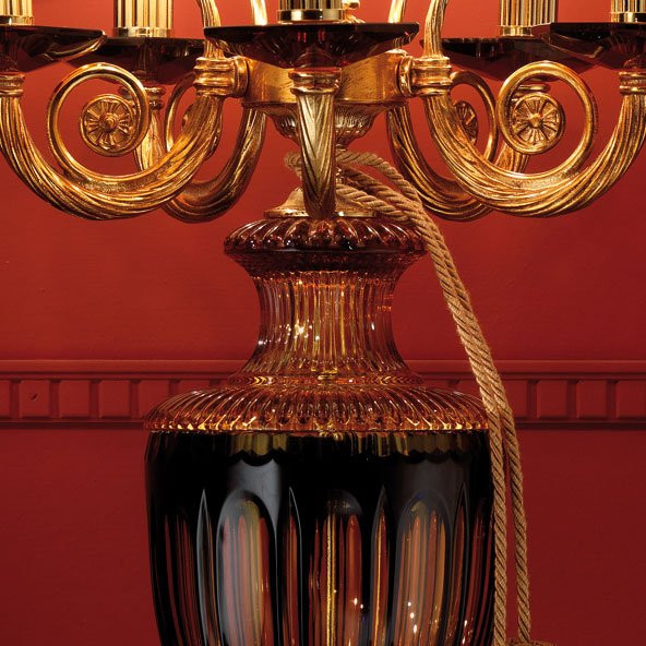 Настольная лампа Euroluce Zeus LG3 Blue amber