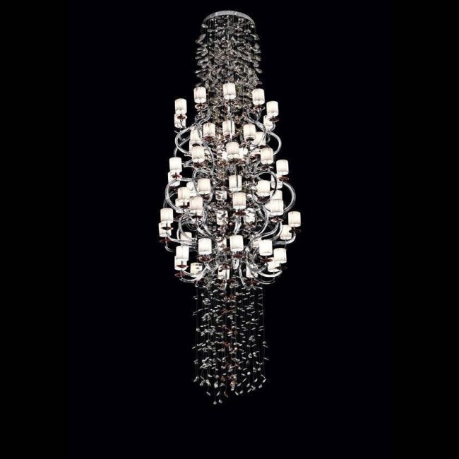 Люстра Beby Group Prive 0210B07 Chrome Red Sensuelle White Silver Leaf Люстра Beby Group Prive 0210B07 Chrome Red Sensuelle White Silver Leaf