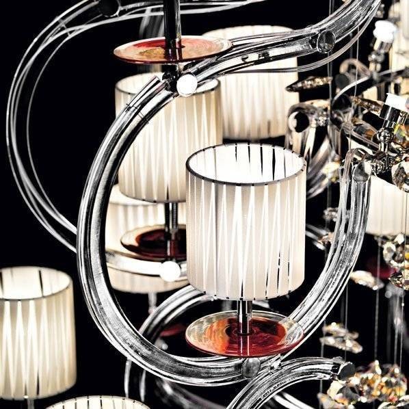 Люстра Beby Group Prive 0210B07 Chrome Red Sensuelle White Silver Leaf Люстра Beby Group Prive 0210B07 Chrome Red Sensuelle White Silver Leaf