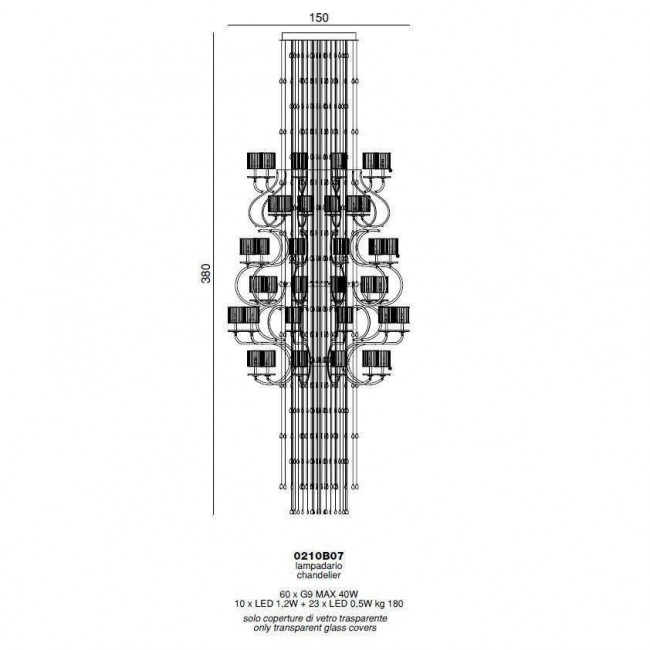 Люстра Beby Group Prive 0210B07 Chrome Red Sensuelle White Silver Leaf Люстра Beby Group Prive 0210B07 Chrome Red Sensuelle White Silver Leaf