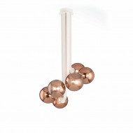 Потолочная люстра Renzo Del Ventisette Ohlala PL14535/6 DEC. 0148 SFERE BRONZO Потолочная люстра Renzo Del Ventisette Ohlala PL14535/6 DEC. 0148 SFERE BRONZO