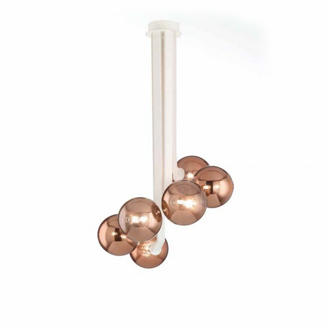 Потолочная люстра Renzo Del Ventisette Ohlala PL14535/6 DEC. 0148 SFERE BRONZO Потолочная люстра Renzo Del Ventisette Ohlala PL14535/6 DEC. 0148 SFERE BRONZO