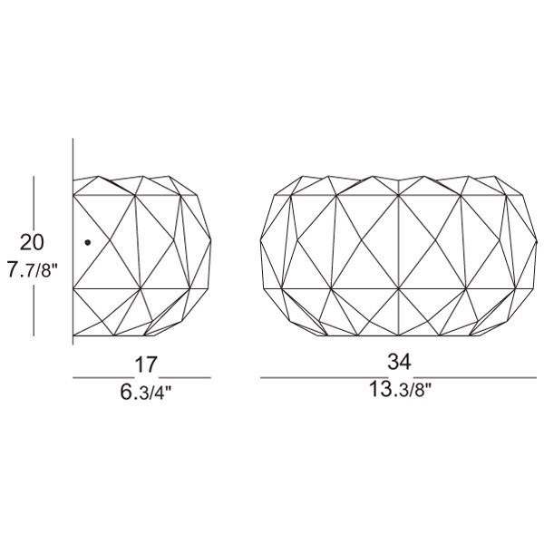 Бра Leucos Deluxe 35P 0002509 Бра Leucos Deluxe 35P 0002509