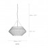 Подвесной светильник Terzani Kika Q21S M7 C8