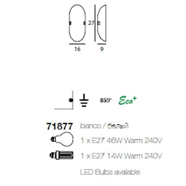 Настенный светильник Linea Light Liner 71877