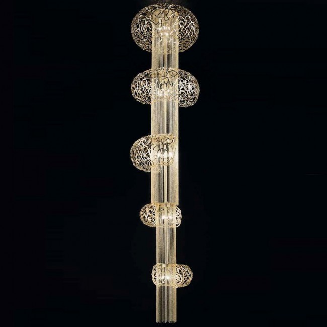 Потолочный светильник IDL Weave 513/26 light gold Потолочный светильник IDL Weave 513/26 light gold