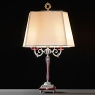 Настольная лампа Euroluce Ermes LG2 silver Antique rose Настольная лампа Euroluce Ermes LG2 silver Antique rose