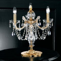 Настольная лампа Masiero Ottocento VE 944 TL3 MT Swarovski elements