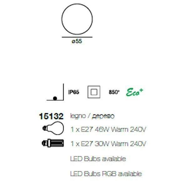 Садово-парковый фонарь Linea Light Oh! 15132