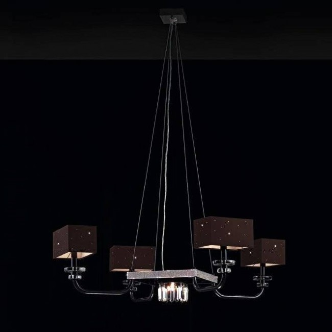 Люстра Beby Group Crystal dream 5500B01 Chrome Black Swarovski