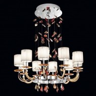 Люстра Beby Group Prive 0210B08 Chrome Golden Portofino White Red Люстра Beby Group Prive 0210B08 Chrome Golden Portofino White Red