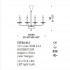 Люстра De Majo TETRA K12 0TETR0K12 Люстра De Majo TETRA K12 0TETR0K12