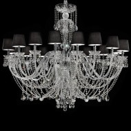 Люстра Masiero Bohemia VE 875/16 CUT CRYSTAL COT/14/BK Люстра Masiero Bohemia VE 875/16 CUT CRYSTAL COT/14/BK