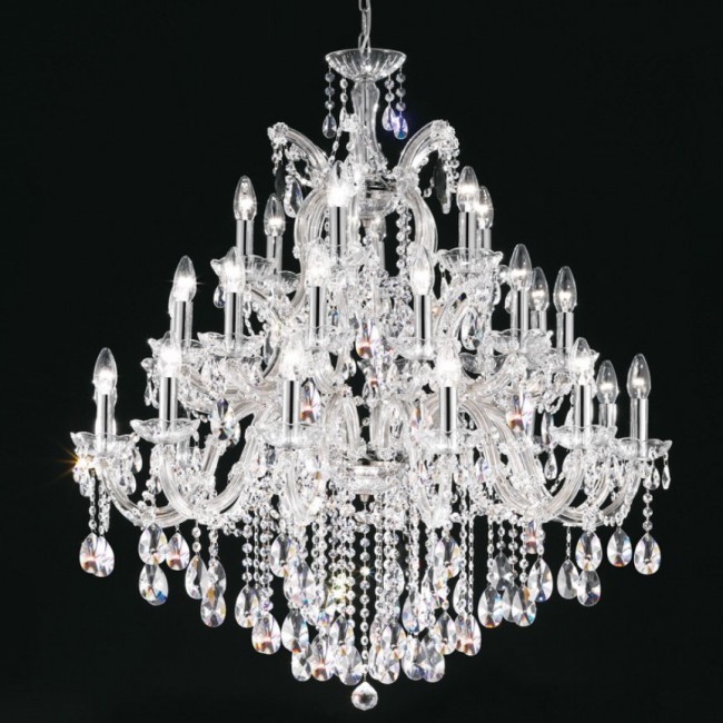 Люстра Masiero Ottocento VE 918 30 MT Half cut glass