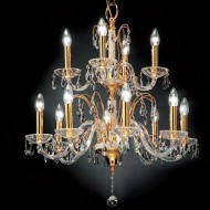 Люстра Prearo Starlet STARLET/8+4/24K/SP