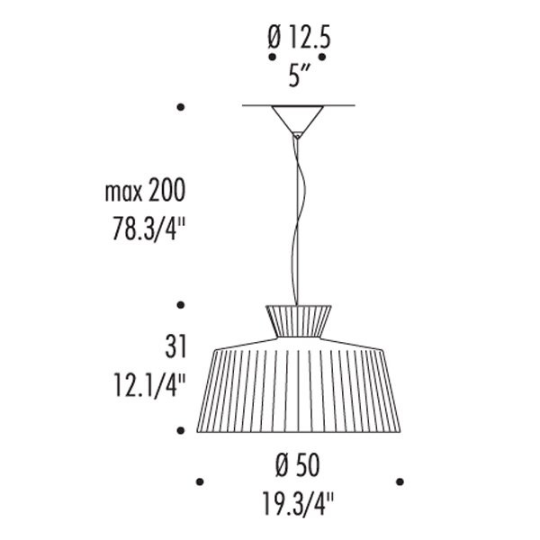 Подвесной светильник Leucos KATERINA S50 0003199 Подвесной светильник Leucos KATERINA S50 0003199