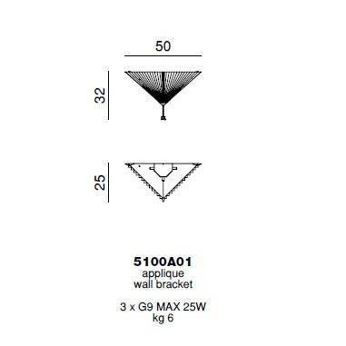 Настенный светильник Beby Group Crystal sand 5100A01 Chrome Настенный светильник Beby Group Crystal sand 5100A01 Chrome