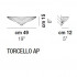 Настенный светильник Vistosi Torcello AP ALO CR/GA OR Настенный светильник Vistosi Torcello AP ALO CR/GA OR