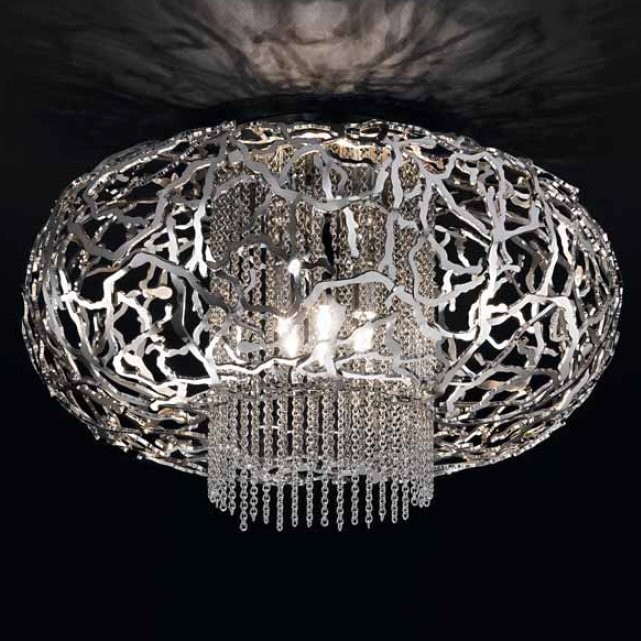 Потолочный светильник IDL Weave 513/6PF pure steel Потолочный светильник IDL Weave 513/6PF pure steel