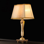 Настольная лампа Euroluce Ermes LP1 gold Amber Настольная лампа Euroluce Ermes LP1 gold Amber