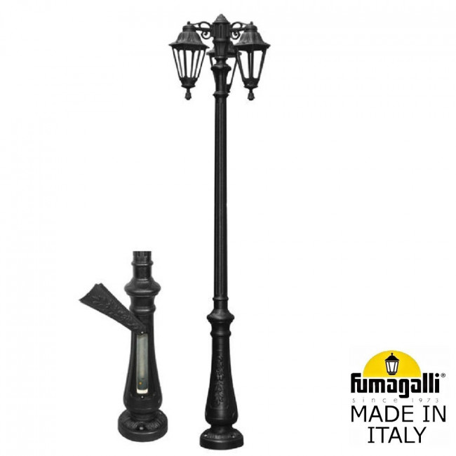 Садово-парковый фонарь Fumagalli Rut E26.202.S30.AXF1R DN