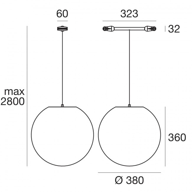 Светильник для струнной системы Linea Light Oh! 10145 Светильник для струнной системы Linea Light Oh! 10145