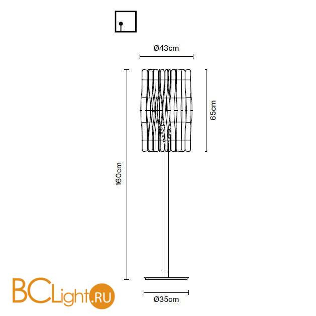 Торшер Fabbian Stick F23 C01 69 Торшер Fabbian Stick F23 C01 69