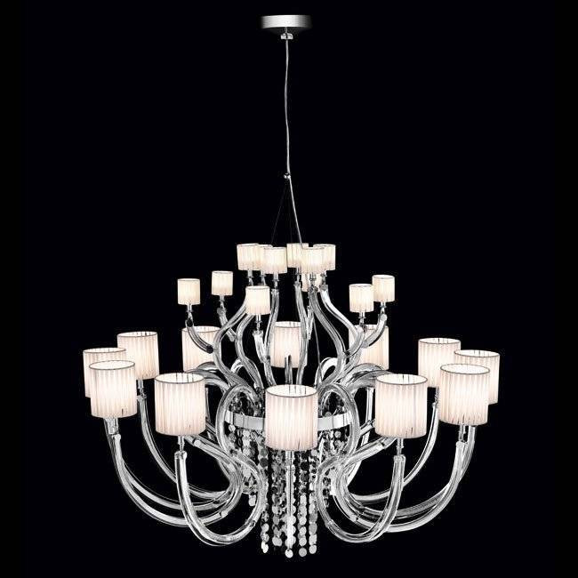 Люстра Beby Group Prive 0215B03 Chrome Silver Cortina White Люстра Beby Group Prive 0215B03 Chrome Silver Cortina White