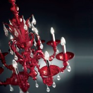 Люстра De Majo 6099 K8 060990K08 red Люстра De Majo 6099 K8 060990K08 red