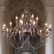 Люстра Euroluce Arcobaleno L12+6 Silver Fume Люстра Euroluce Arcobaleno L12+6 Silver Fume