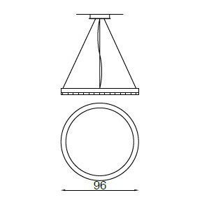 Подвесной светильник IlParalume MARINA 7717 2103/G/NN Подвесной светильник IlParalume MARINA 7717 2103/G/NN