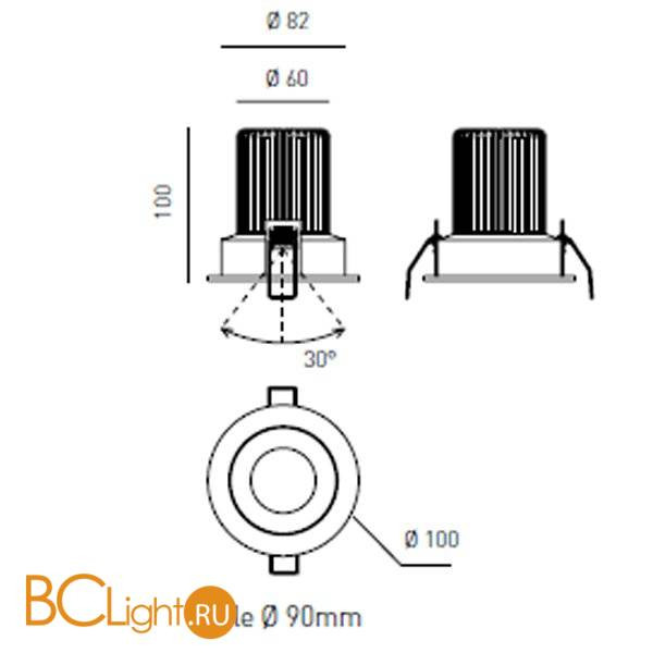 Встраиваемый спот (точечный светильник) Axo light Stellatus 508 07 Встраиваемый спот (точечный светильник) Axo light Stellatus 508 07