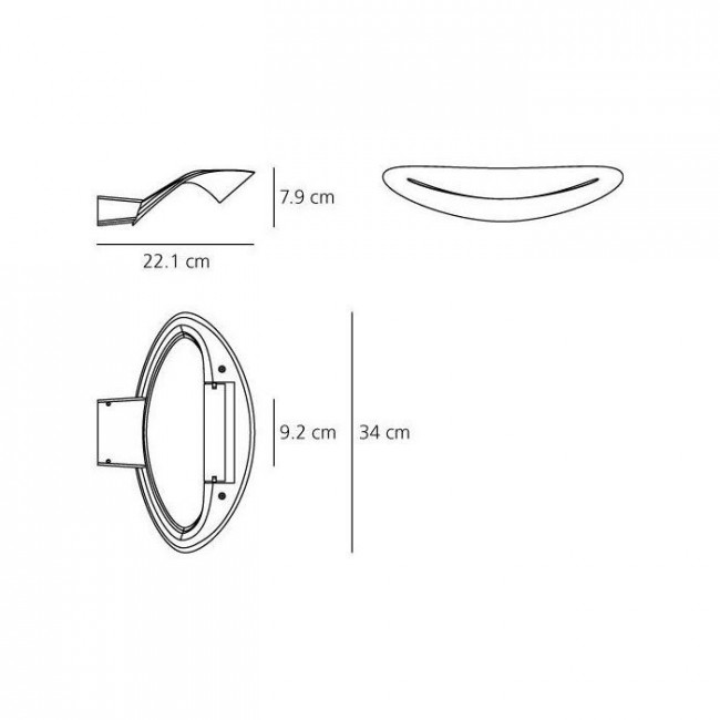 Настенный светильник Artemide Mesmeri Halo Bianco 0916010A