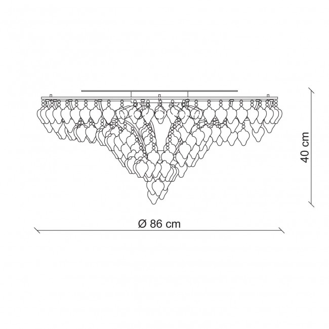 Потолочный светильник Baga Ophelia 7048