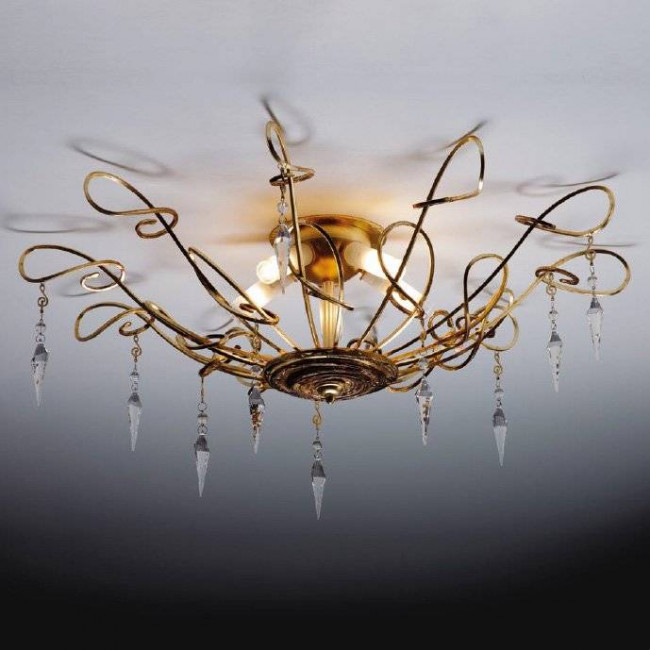 Потолочный светильник Masca Mozart 1874/5PL Oro cannella Потолочный светильник Masca Mozart 1874/5PL Oro cannella