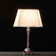 Настольная лампа Euroluce Ermes LP1 silver Antique rose Настольная лампа Euroluce Ermes LP1 silver Antique rose