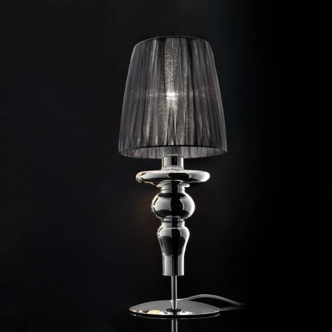 Настольная лампа Evi Style Gadora Chic CO Chrome/Grigio cromo ES0620CO04CRAL Настольная лампа Evi Style Gadora Chic CO Chrome/Grigio cromo ES0620CO04CRAL
