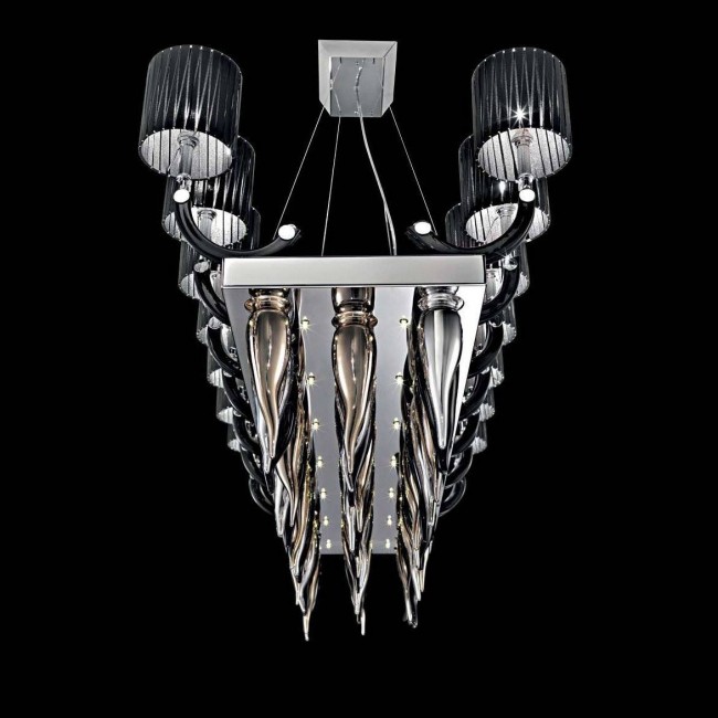 Люстра Beby Group Prive 0220B01 Chrome Dark Rome Golden Portofino Black