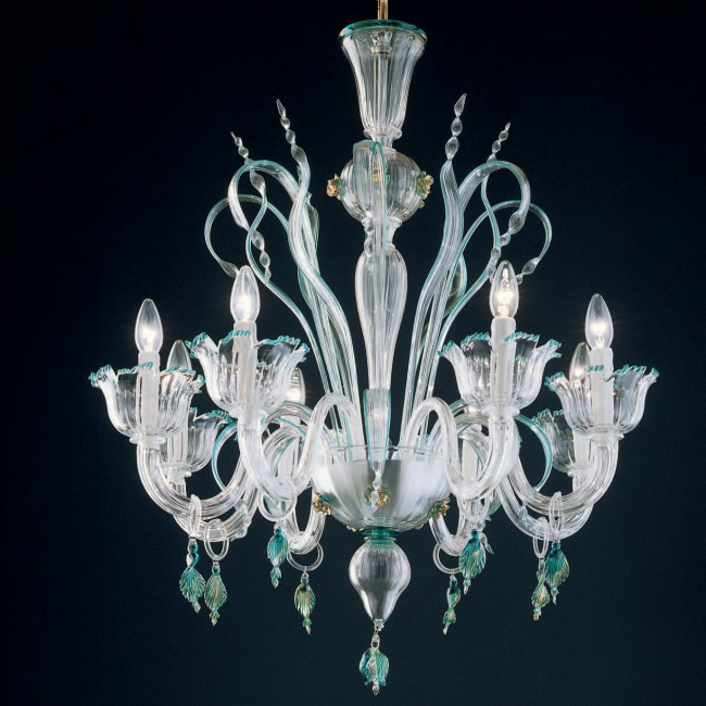 Люстра De Majo 7055 K8 070550K08 green Люстра De Majo 7055 K8 070550K08 green