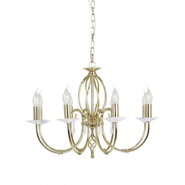 Люстра Elstead Lighting Aegean AG8 POL BRASS