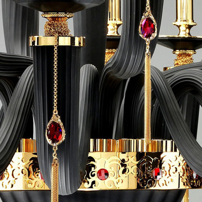 Люстра Euroluce Julienne L12+6 black