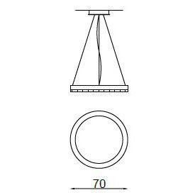 Подвесной светильник IlParalume MARINA 7717 2103/M/NN Подвесной светильник IlParalume MARINA 7717 2103/M/NN