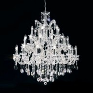 Люстра Masiero Ottocento VE 918/30 CG tr+black