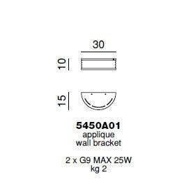 Настенный светильник Beby Group Diadema 5450A01 Chrome Lemon Ice Настенный светильник Beby Group Diadema 5450A01 Chrome Lemon Ice