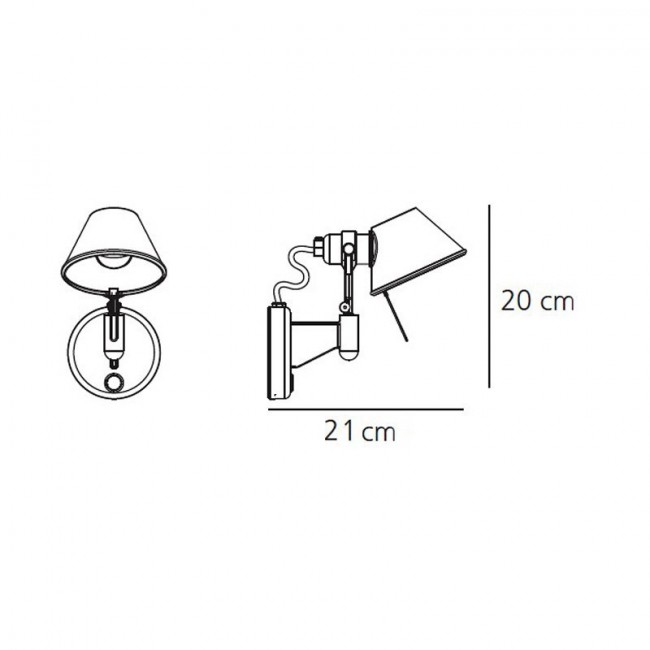 Бра Artemide Tolomeo A0436W00 Бра Artemide Tolomeo A0436W00