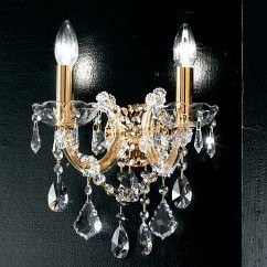 Бра Masiero Ottocento VE 944 A2 MT Half cut glass Бра Masiero Ottocento VE 944 A2 MT Half cut glass