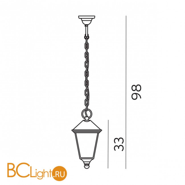 Уличный подвесной светильник Norlys London 481A/B