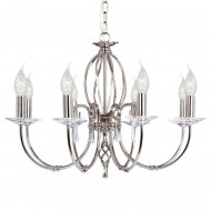 Люстра Elstead Lighting Aegean AG8 POL NICKEL Люстра Elstead Lighting Aegean AG8 POL NICKEL