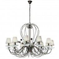 Люстра Kolarz Austrolux Tiziana 3616.812.DA.21 + 5000.E14.S01.or.Iv x 12