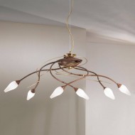 Люстра Masca Armonia 1832/6 Tabacco oro / Glass 505 Люстра Masca Armonia 1832/6 Tabacco oro / Glass 505